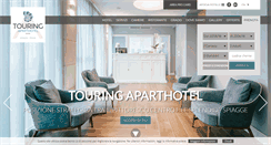 Desktop Screenshot of hoteltouring-grado.it