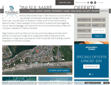Tablet Screenshot of hoteltouring-grado.it